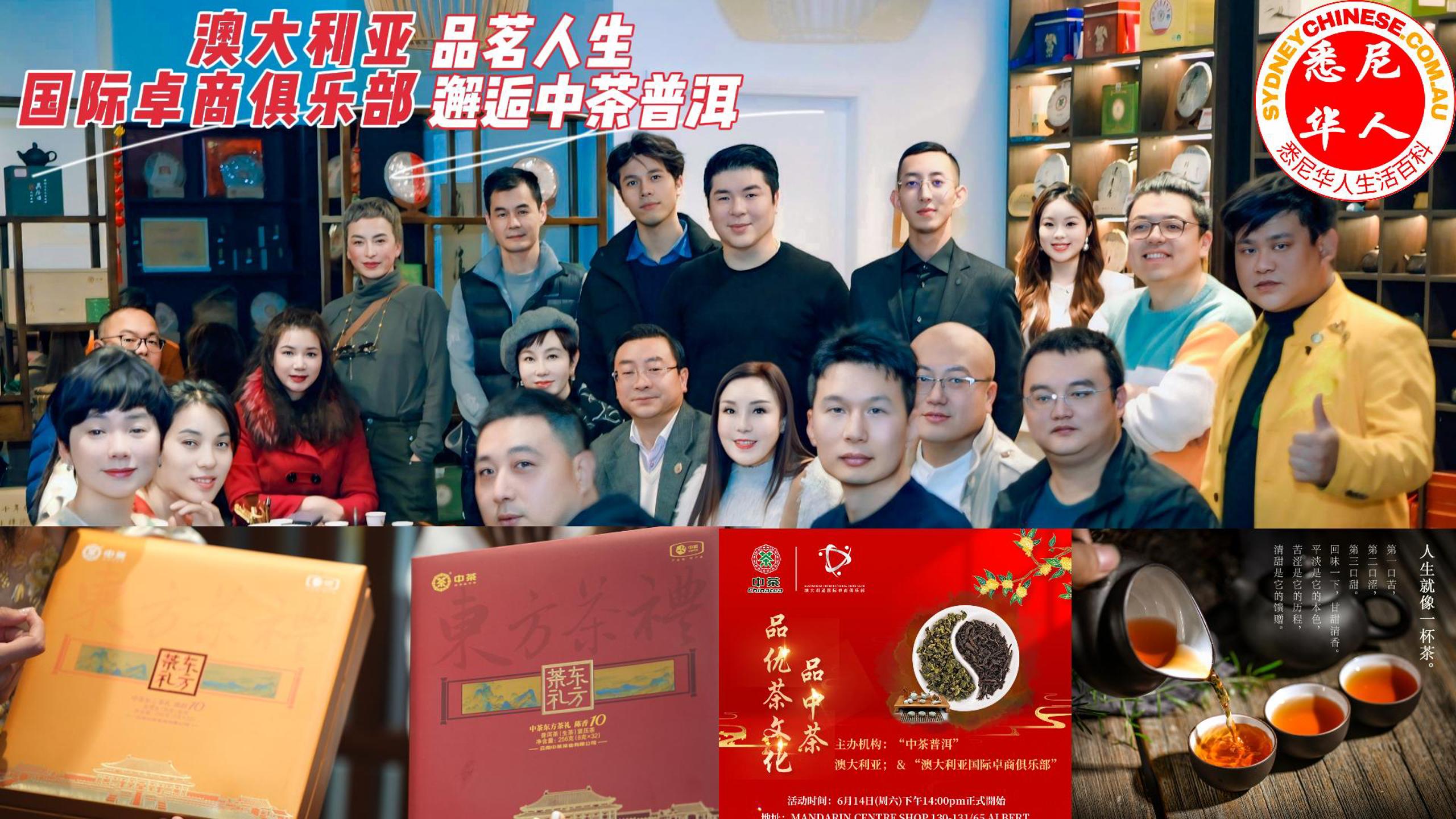 澳大利亚国际卓商俱乐部：品茗人生·邂逅 中茶普洱