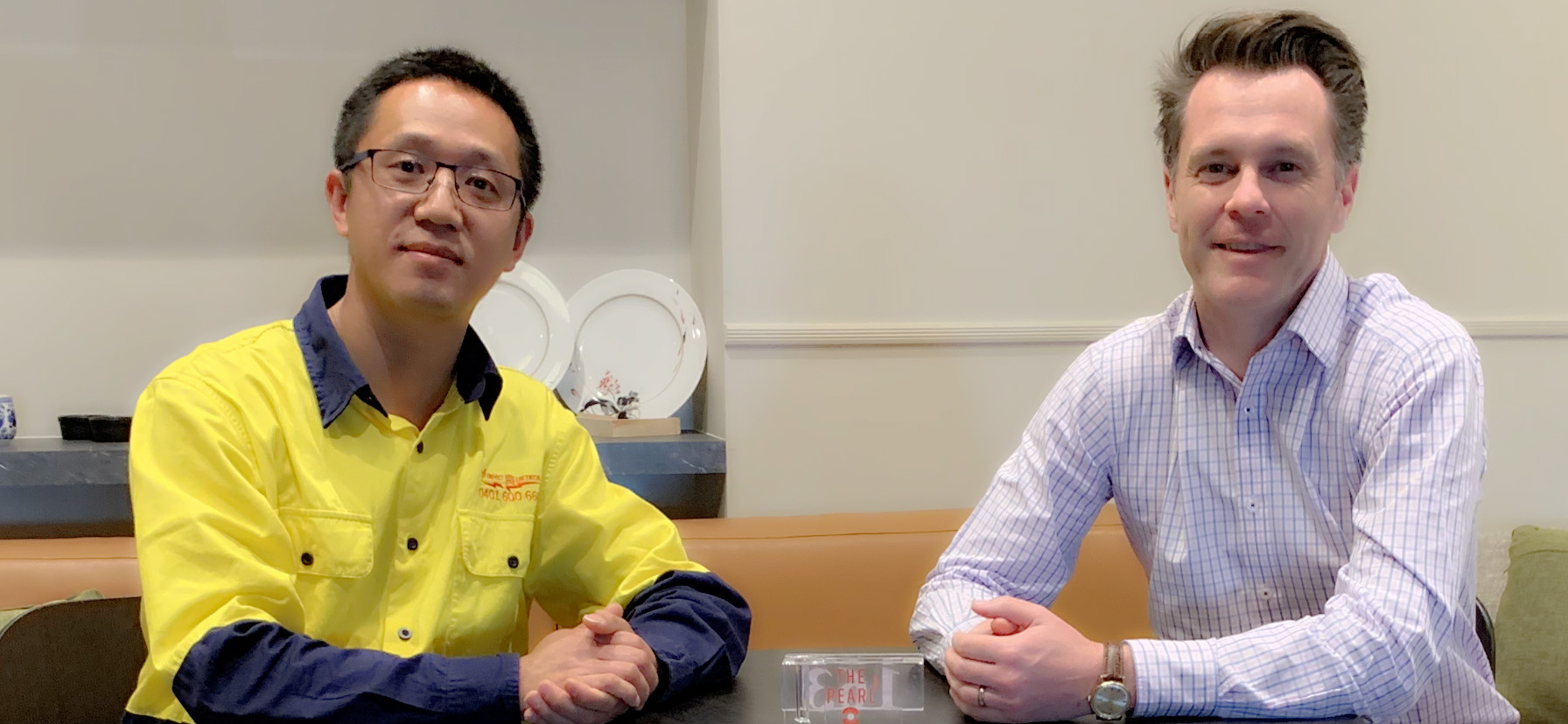 完美电工David 与 新州 州长 柯民思 (Chris Minns) 交流
